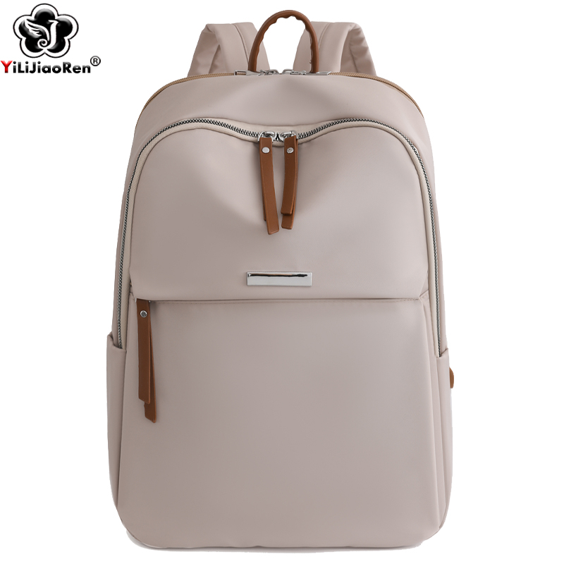Women Bags Zara - ไนลอนกันน้ํา Back Pack ผู้หญิงกระเป๋าเป้สะพายหลังแล็ปท็อปสุภาพสตรี Bagpack Rucksack
