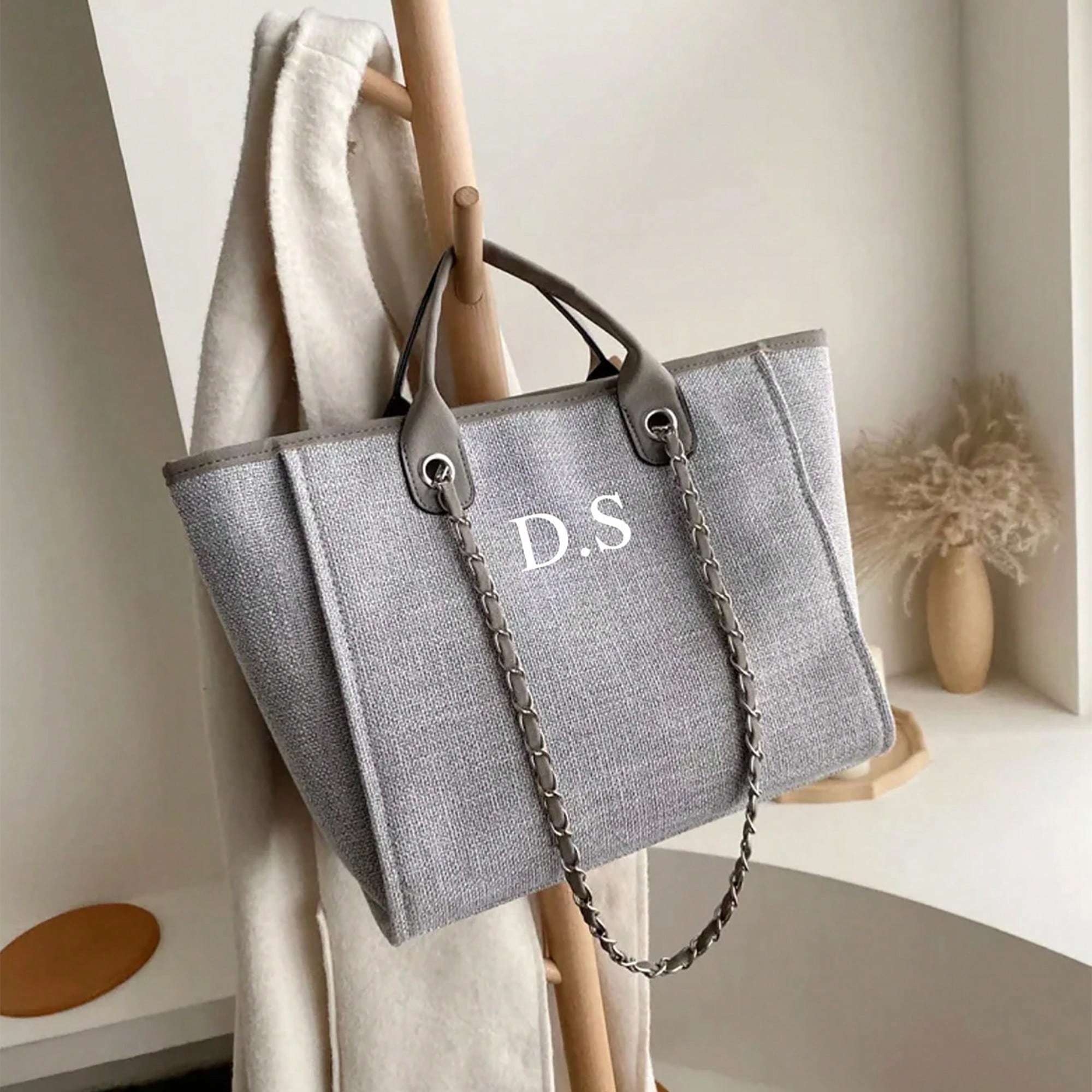 Women'S Bags Cross Body - กระเป๋าถือสะพายไหล่แบบโซ่สไตล์เกาหลีสำหรับผู้หญิง ขนาดใหญ่ แบบสั่งทำพิเศษ กระเป๋าสะพายข้าง กระเป๋าใส่เครื่องสำอาง