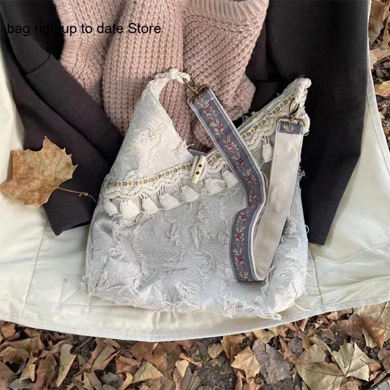 Retro ศิลปะสไตล์ชาติพันธุ์พู่ป - Women'S Bags Cross Body บทวิจารณ์และราคา