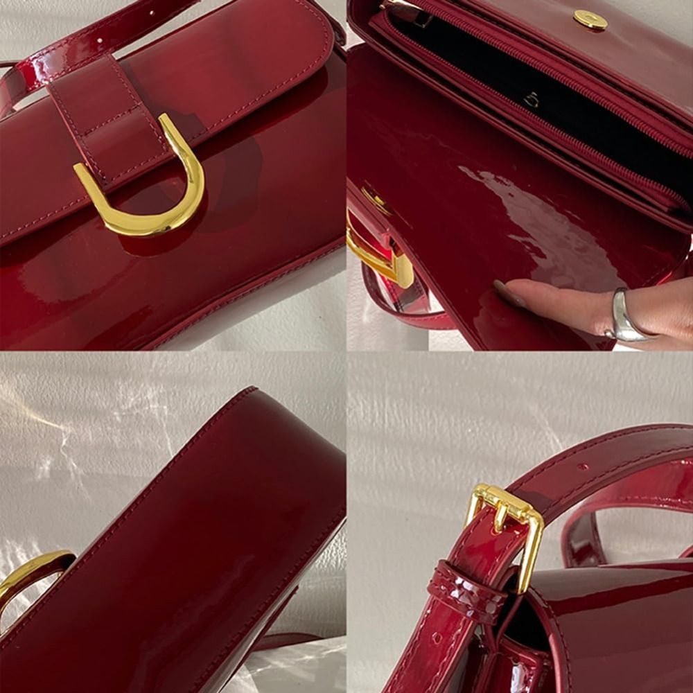 คลาสสิก PU หนัง Horseshoe BUCK - Women Bags Zara บทวิจารณ์และราคา