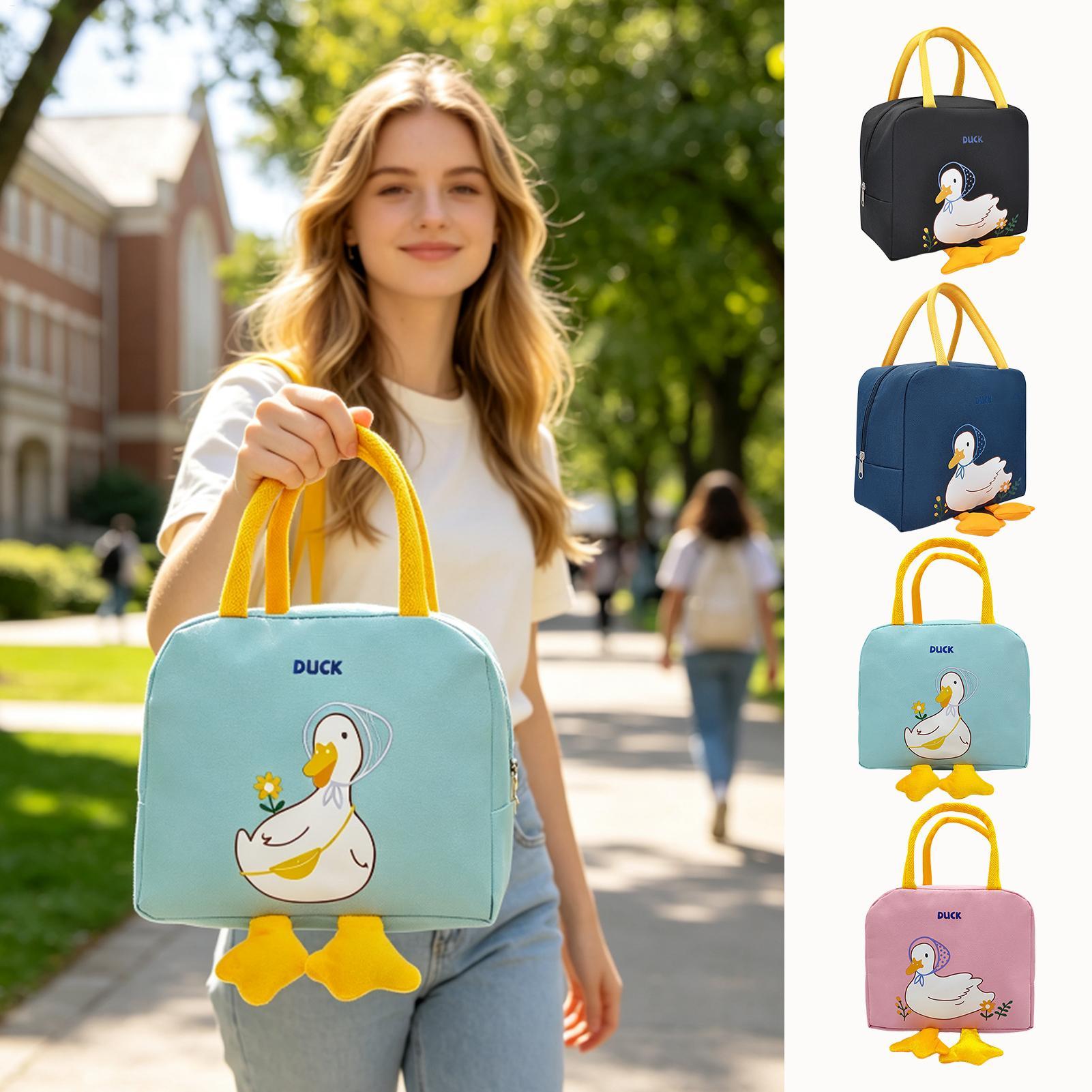 กระเป๋าใส่อาหารกลางวันลายเป็ด  - Women'S Work Bags Designer บทวิจารณ์และราคา