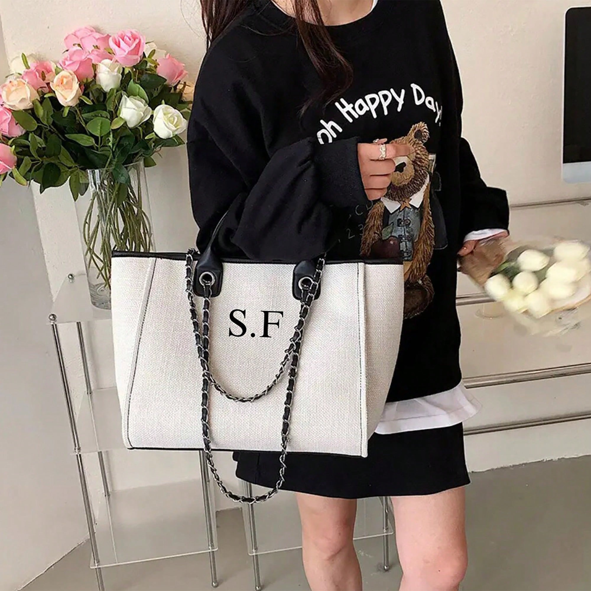 กระเป๋าถือสะพายไหล่แบบโซ่สไตล์ - Women'S Bags Cross Body บทวิจารณ์และราคา